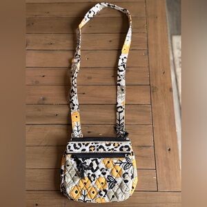 Vera Bradley Little Flap Hipster Crossbody Go Wild Pattern